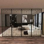 Hairline Gold Metal Screens For Office/Room/Interior Decoration