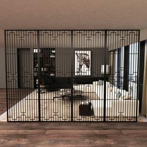 China Hairline Gold Metal Screens For Hotels/Villa/Lobby/Shopping Mall wholesale