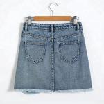 Casual Mini A Line Teen Girls Denim Skirts / Children's Jean Skirts Customized