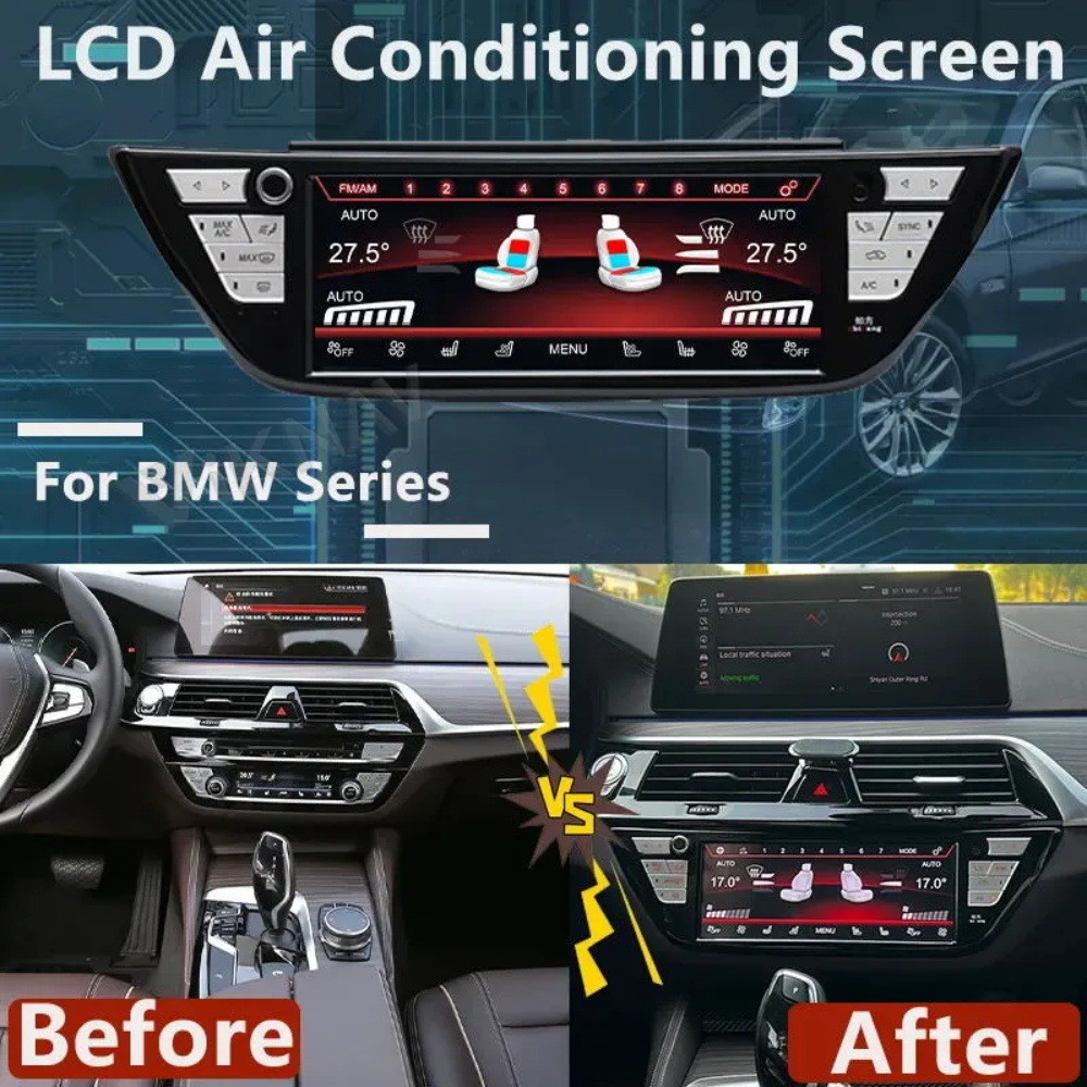 2018-2022 10.25 Inch Touchscreen Air Conditioning Control For Bmw 5 Series