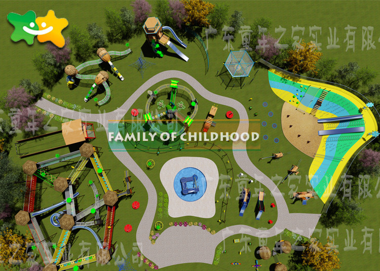 Diy Kids Outdoor Playground Equipment Set Swing And Slide Toys For Toddlers
