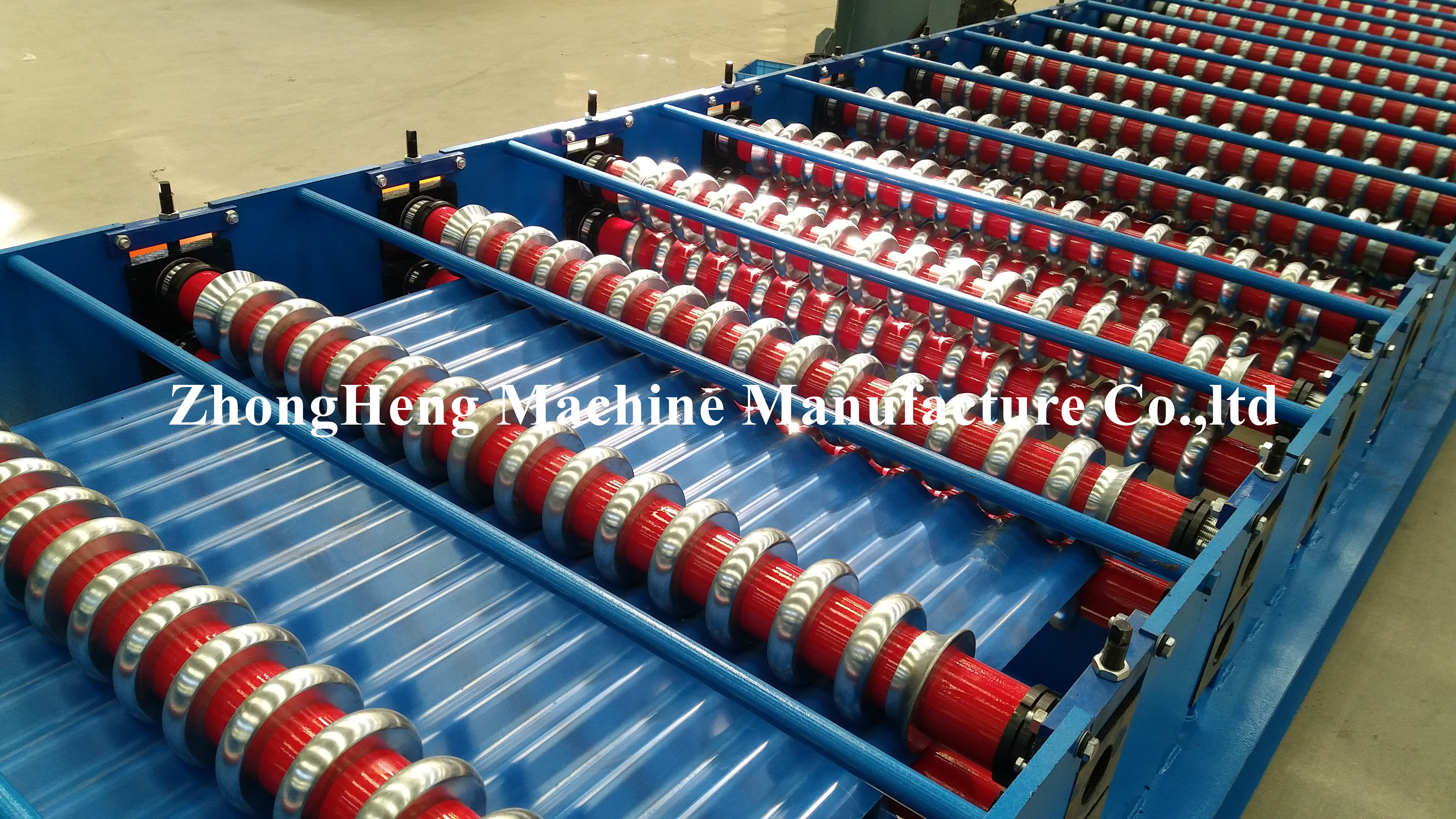 380V 3 Phase Metal Roofing Roll Forming Machine With Cr12 rollers