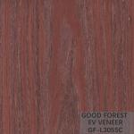 Engineered Wood Veneer Red Santos Rose Wood 2500*640 mm Size