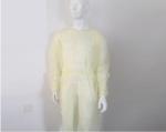 Disposable Medical Isolation Coat With Knitted Cuff