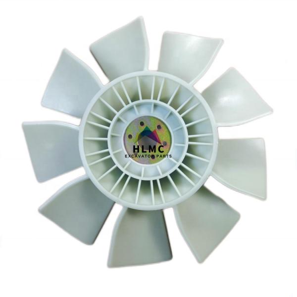 Excavator Diesel Cooling Fan Blade 6 Holes 9 Blades 6D102 Construction Machinery