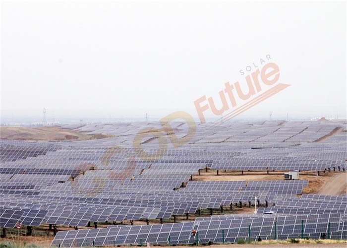Pre Galvanized Steel Solar Panel Tracker Astronomical Algorithms Control