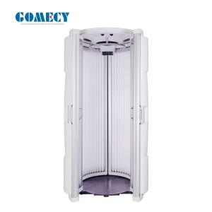 China Commercial Standing Sunless Tanning Bed Whole Body 48pcs Cosmedico Lamps wholesale