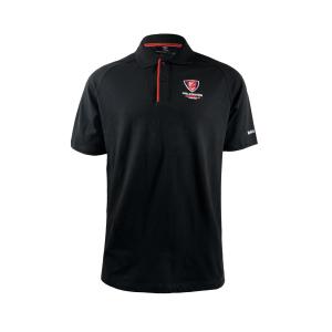 China Sports Wear Type Men's Polo Shirts Quick Dry Custom Logo Team Game Short Sleeve Black wholesale