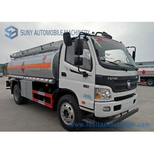 Foton Oil Tank Truck 4*2 Fuel Tank Truck 138 HP carbon steel Tanker Truck