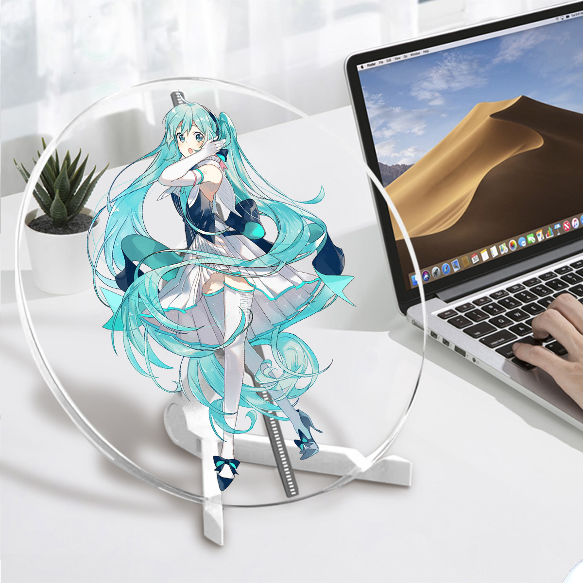 40CM Holographic Projection 3D Fan Smart Holofan 3D With Motion Sensor