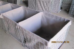 China 4.5mm Hesco Barrier Retaining Wall Welded Military Bastion Gabion wholesale