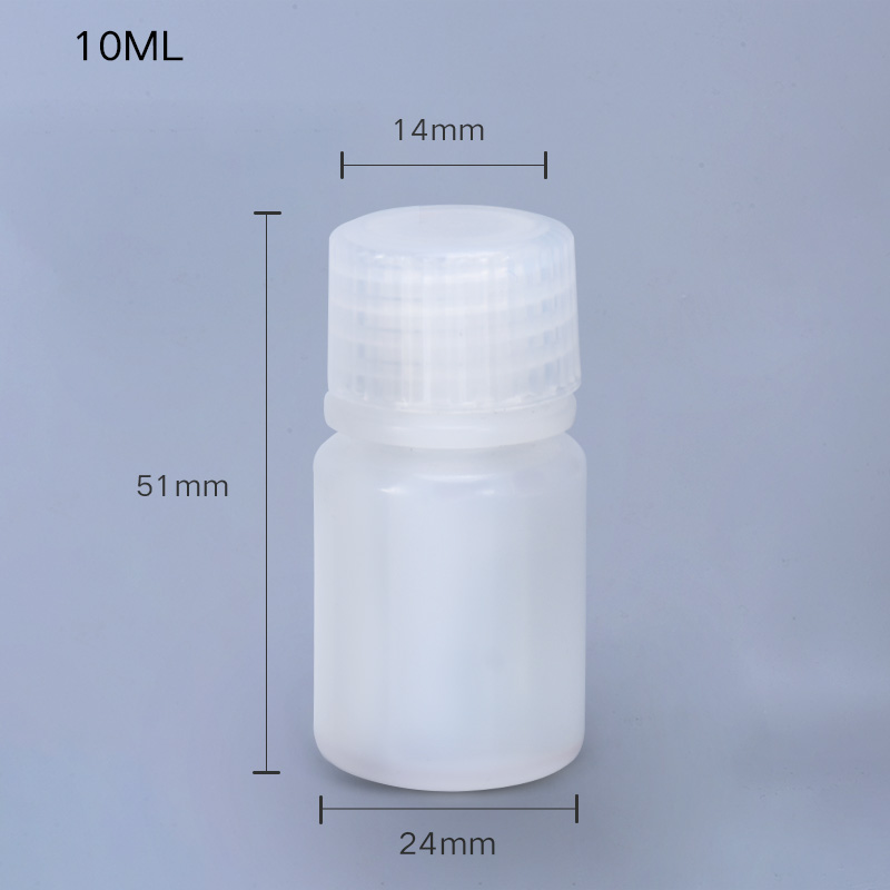 1L Transparent PP Thicken Plastic Chemical Reagent Lab Leakproof Bottles with Screw Lid