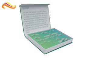 China PP Matt Green Gift Packaging Boxes Soft Touch Paper Customized wholesale