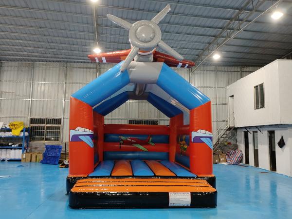 Commercial Grade Inflatable Bounce House Helicopter Plane Cartoon Inflatable