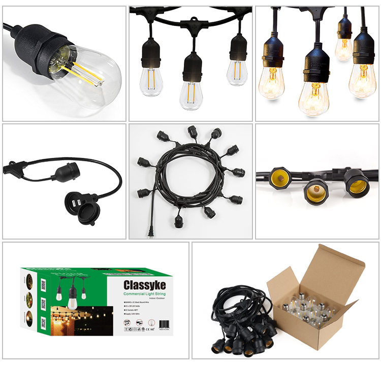 48 FT Weatherproof Flexible LED Light String For Outdoor Decoration