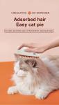 Pet Steam Massage Brush Featuring Detachable Heads For Easy Cleaning