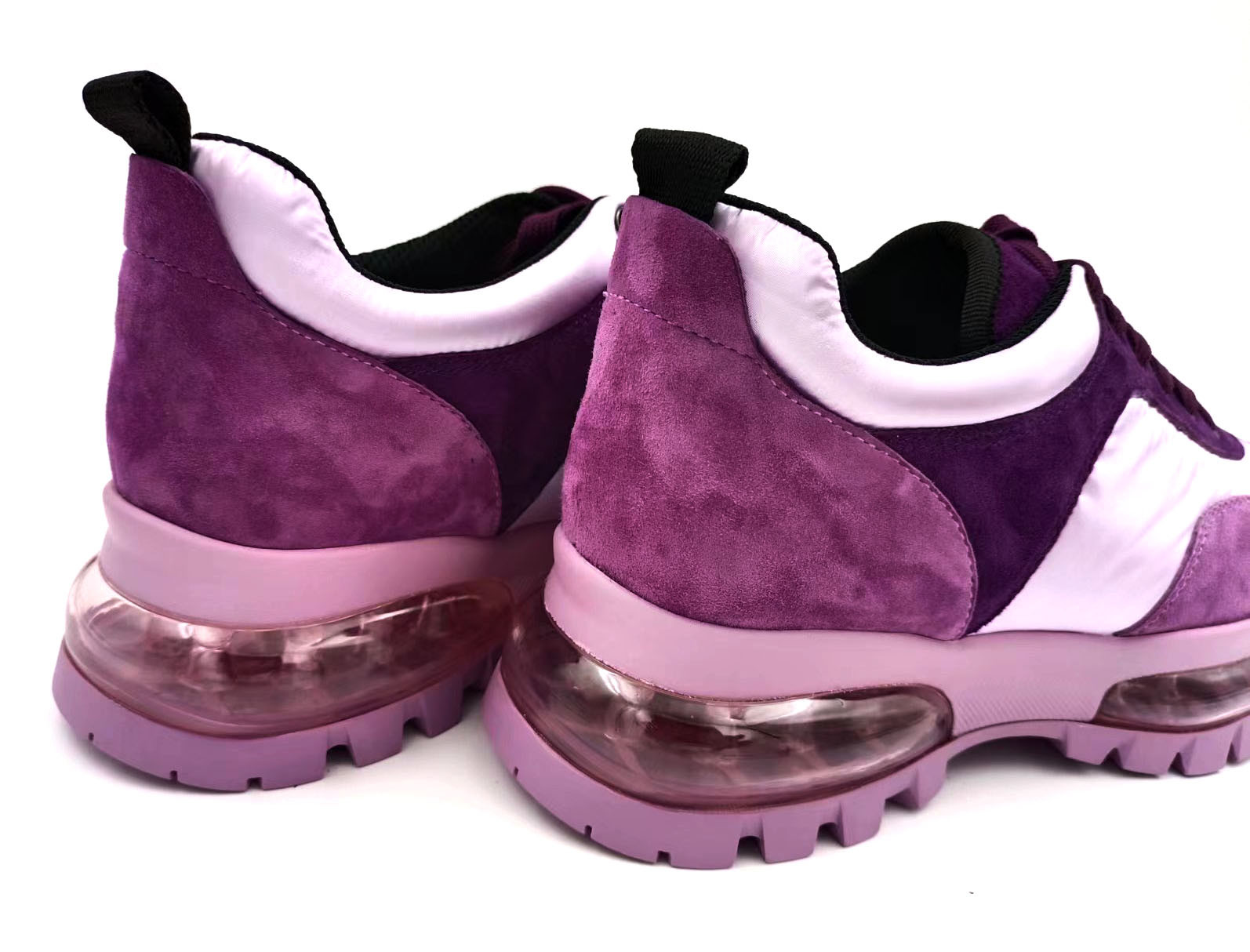 Leather Upper Material Womens Platform Shoes With Fashionable Design