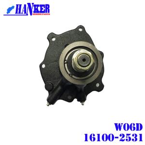 China Cast Aluminum Hino Truck Engine Water Pump W06D 16100-2531 wholesale