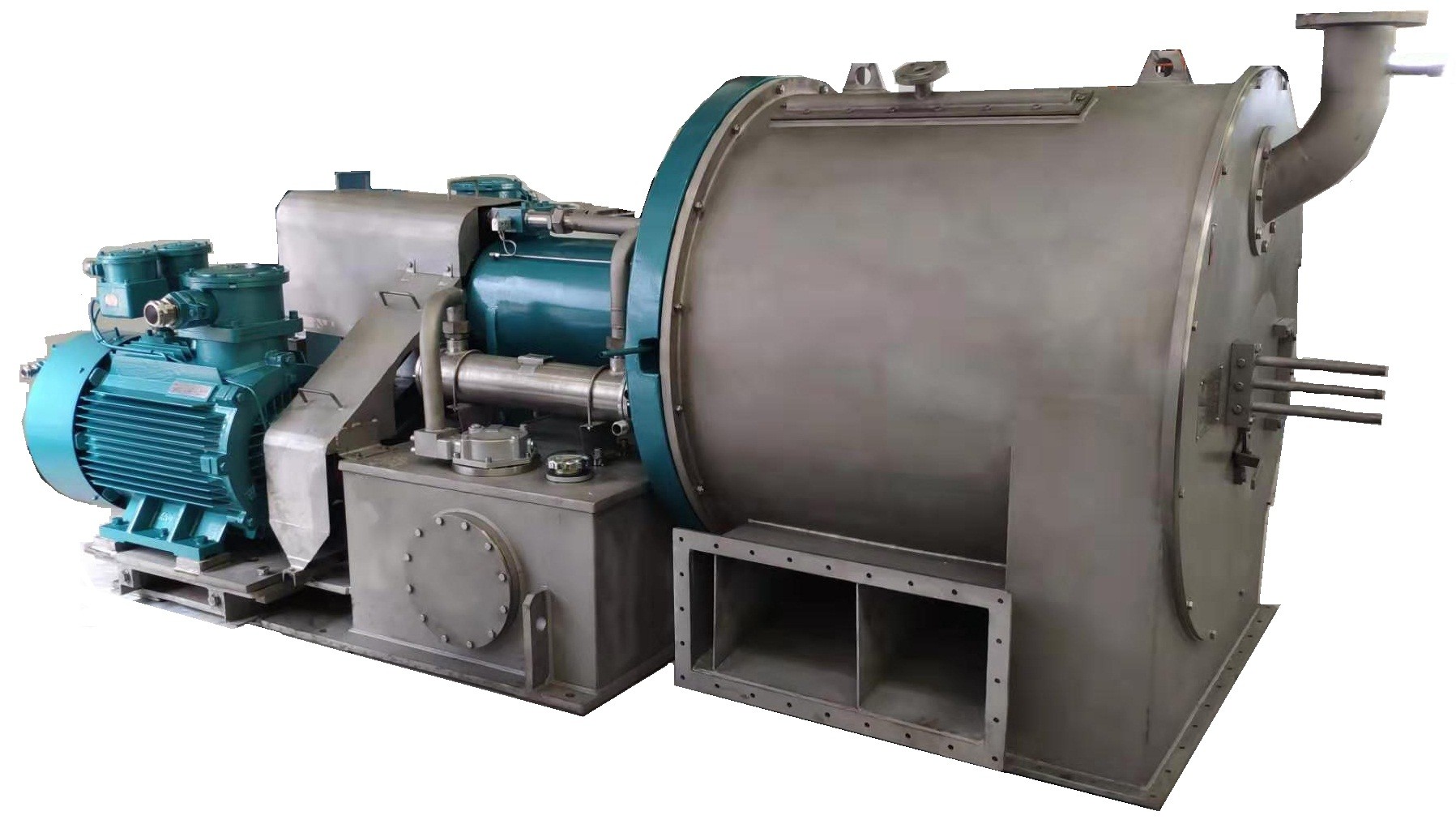 Horizontal PP Sulzer Double Stage Salt Dewatering Centrifuge Equipment For Industrial