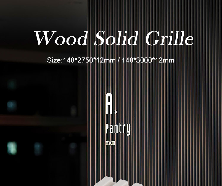 Environmental Protection Solid Wood Grating Bamboo Fiberboard