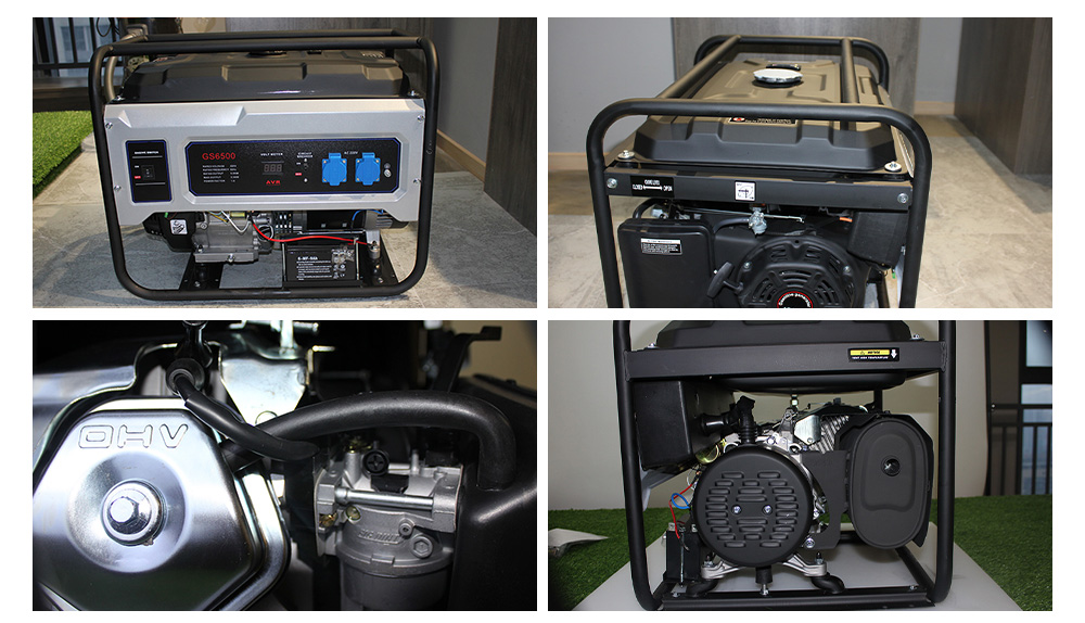 Single Cylinder 4-Stroke Air Cooled Generator without Engine / ISO9001 3 kW 220 Volt 2.8kW 3kW Petrol Gasoline Generator Set