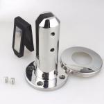 Balcony Glass Spigot Frameless Black Glass Spigots