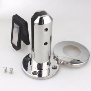 China Balcony Glass Spigot Frameless Black Glass Spigots wholesale