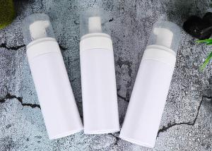 China Unbreakable PET 30ml 50ml Foam Pump Bottle White For Facial Cleanser wholesale