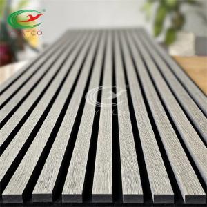 China Fireproof Harmless Wood Panel Acoustic , Odorless Timber Acoustic Ceiling Panels wholesale