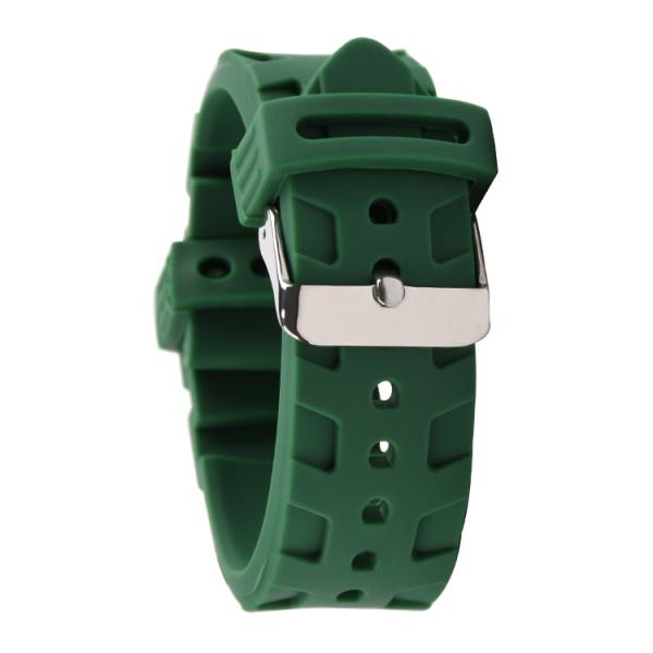 Quality Heavy Style 22mm Dive Watch Band Atrovirens Color Adjustable Size for sale