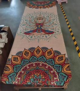 China Wholesale Hot Selling Sports Grip Sustainable Eco Friendly Natural Rubber Jute Printed Yoga Mat wholesale