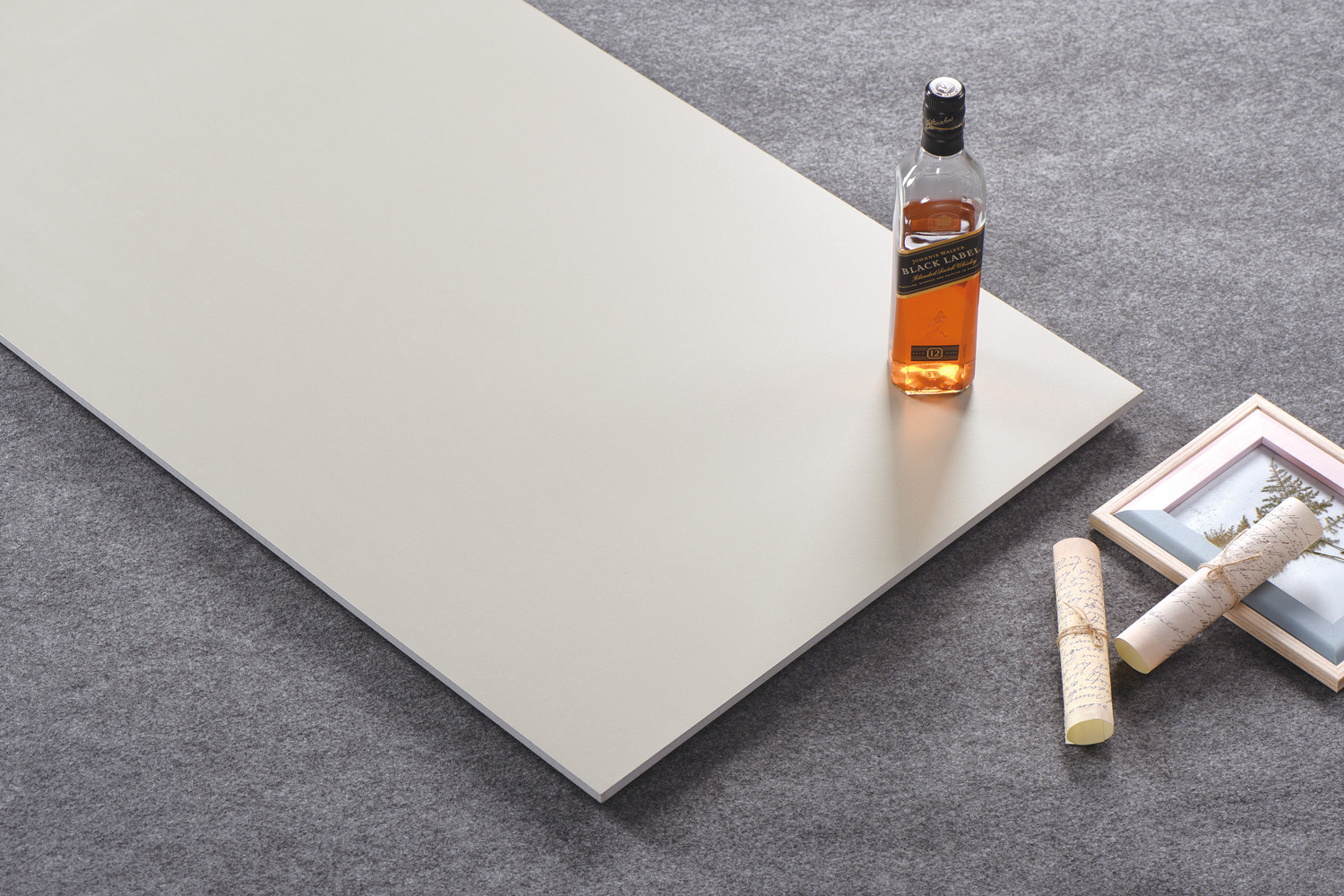 Starry Glaze 600x1200mm durable Soft Glazed Interior Floor Textured Porcelain Tile For Balcony