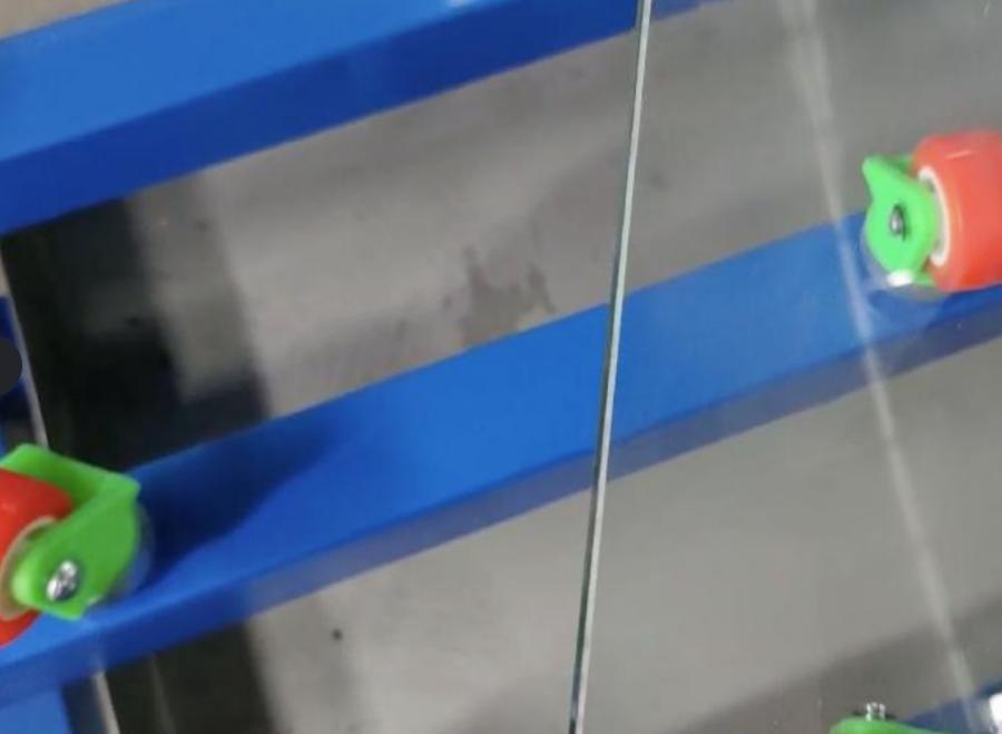 Manual Glass Edging Machine Glass Simple Seaming Machine with Low-E Film Remove