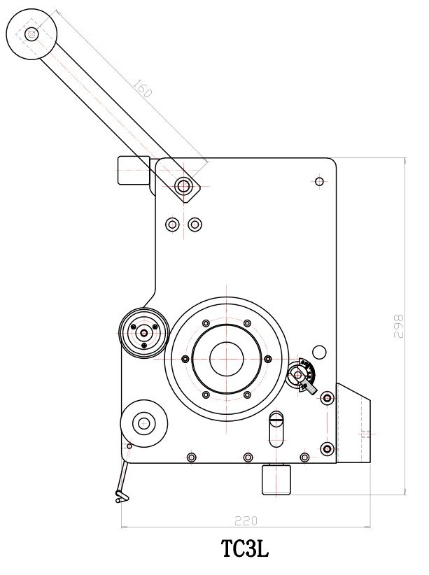 TCL Series Big Mechanical Tensioner (TC3L) Bobbin Coiling Winder Tensioner