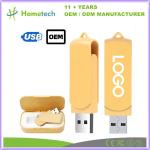 2.0 3.0 Custom LOGO Wooden USB Stick Flash Drive 16GB 32GB 64GB 128GB