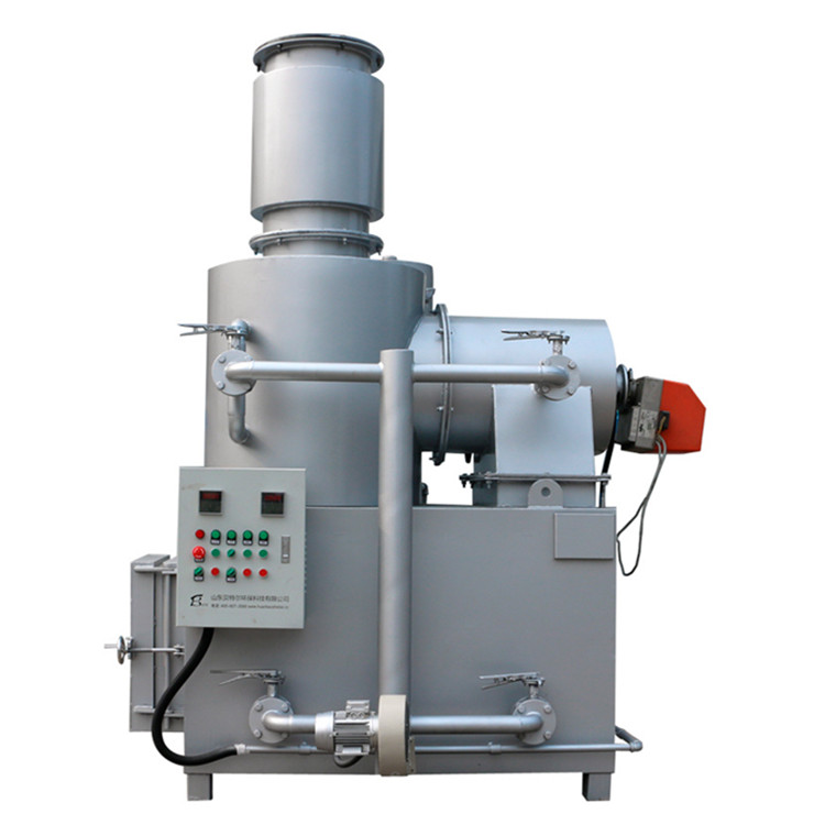Silver Grey Waste Paper Incinerator Suitable for Diesel Fuel and Home Waste Disposal