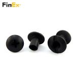 6.35mm 9.5mm Length Black Oxide Male Female Chicago Screw for Kydex Leather