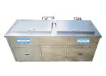 Double Tank Industrial Ultrasonic Cleaner 135L For Metal Parts Cleaning