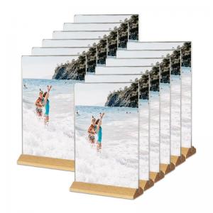 China Odorless Tabletop Photo Frames A4 A5 A6 Transparent Picture Frame wholesale