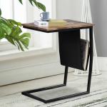 Industrial Style Mobile Tomile Livingroom End Table 13.45lbs