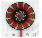 ABS Aluminum Alloy Loudest Bullhorn Aluminum Megaphone 300m Range