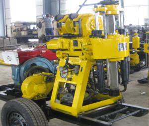 China High Speed Crawler Mounted Drill Rig 0-50r/Min For Exploration 180 Meters wholesale