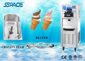 China Commercial Soft Serve Stainless Steel Ice Cream Maker Floor Standing 40Liters/hour wholesale