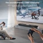 High Fidelity Audio Wireless TV Soundbar 2000mA With FM Radio