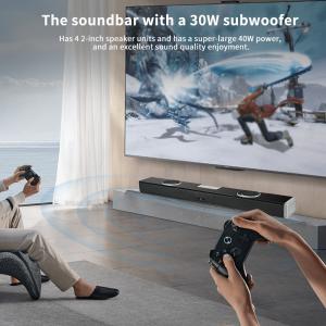 China High Fidelity Audio Wireless TV Soundbar 2000mA With FM Radio wholesale