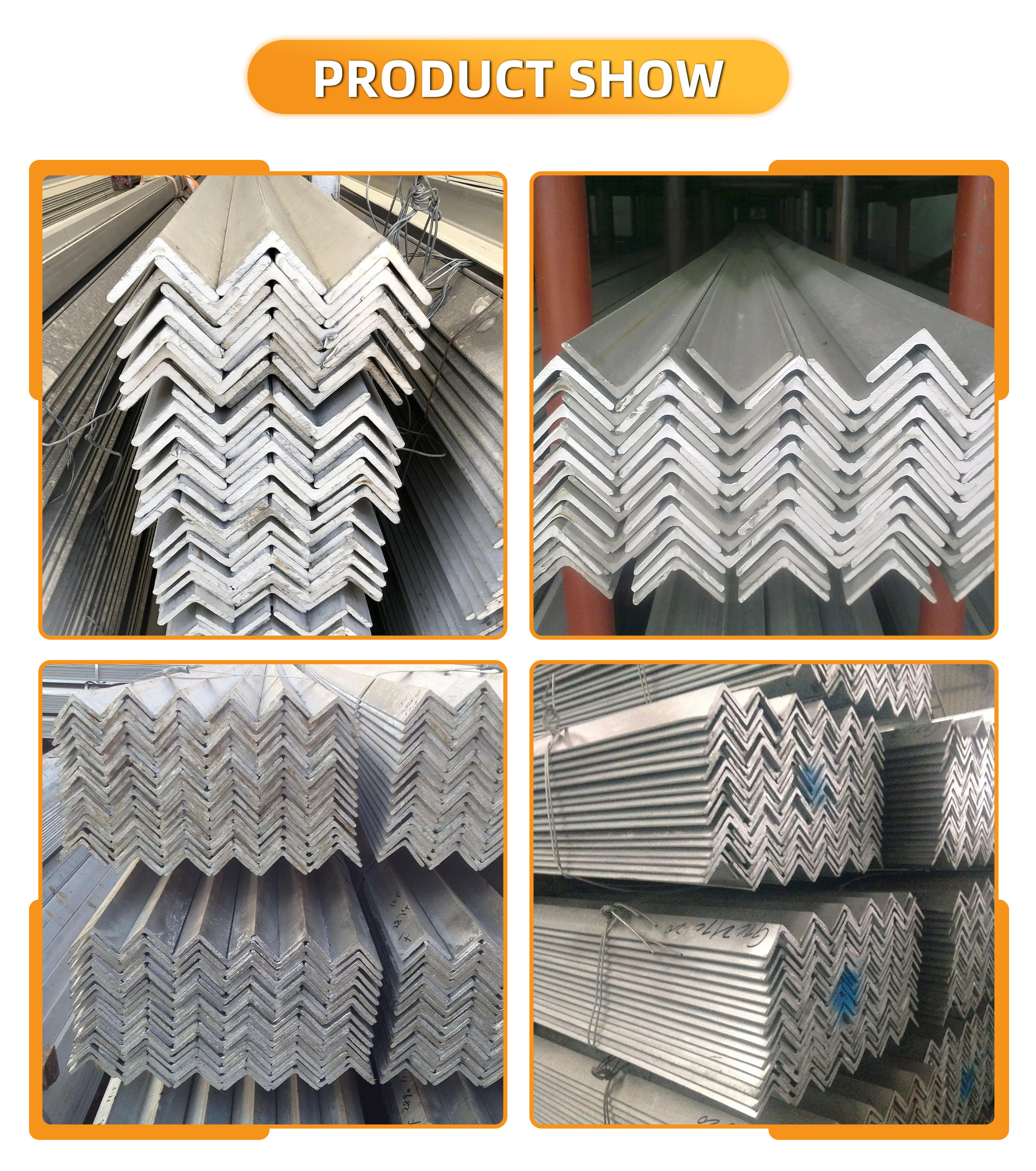AISI 201 Unequal Equal Stainless Steel Angle Bar 3mm - 12mm Thickness