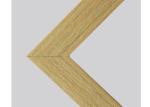 Environmental Protection Framed Bathroom Mirrors / Wood Color PS Framed Mirror