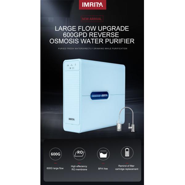 IMRITA 0.0001um RO Purifier System , Ultraquiet Water Purification Filter For Home