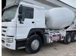 Used Concrete Mixer Machine Truck , Howo Used Ready Mix Trucks 12M³ 6X4