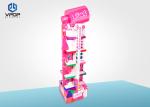 Economical Pink Innovative POS Displays For Nail Polish Selling